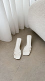 Tilo Heel White Shine