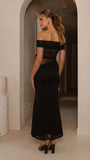 Tiarna Off The Shoulder Maxi Dress Black