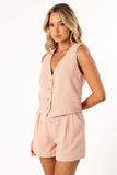 Jennifer Two Piece Set Dusty Pink