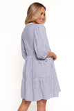 Arden Mini Dress Blue Stripe