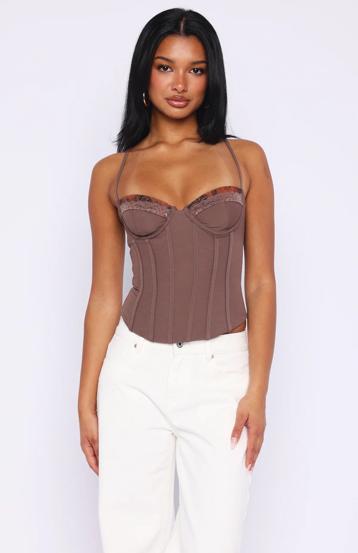Its A Lifestyle Bustier Chocolate