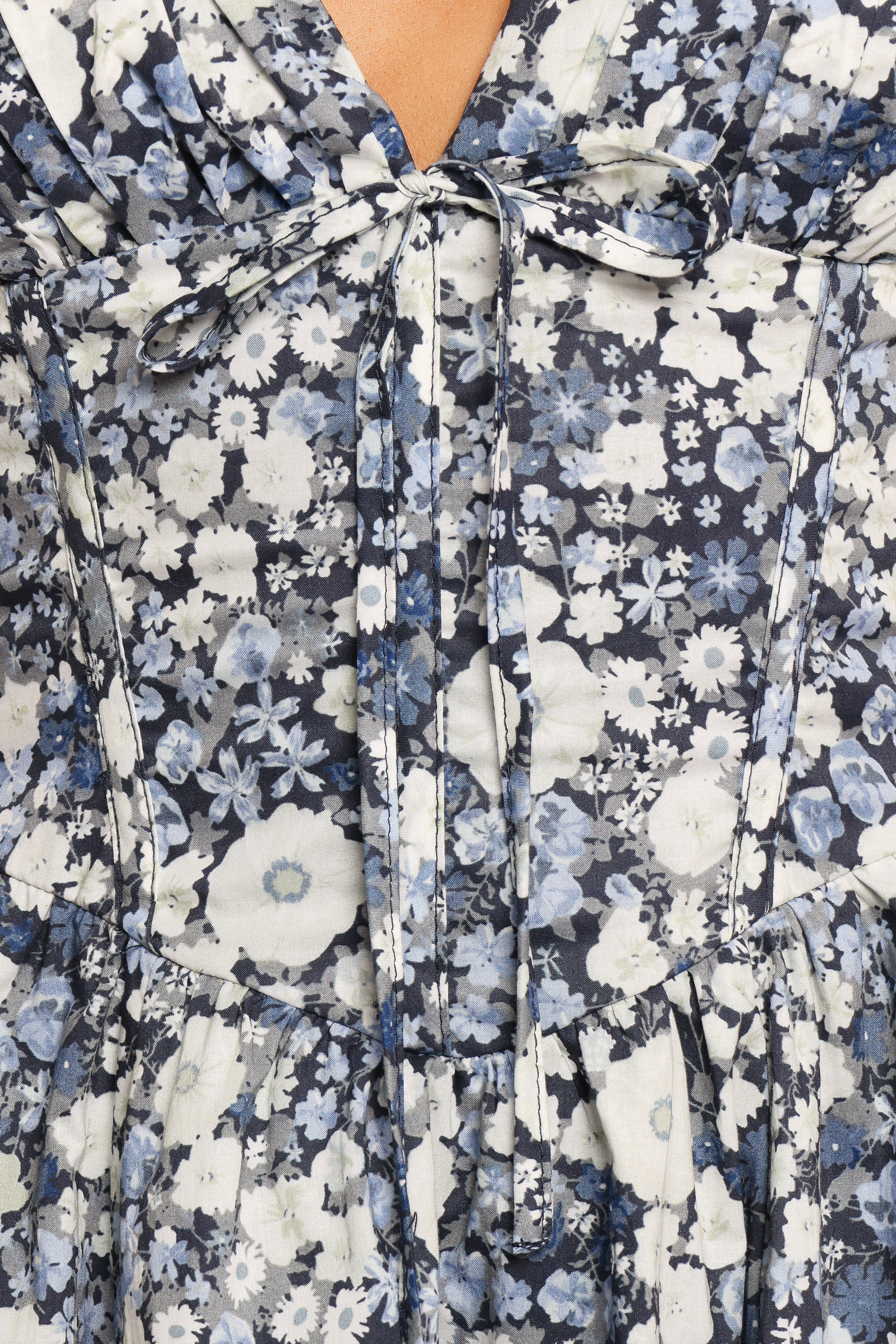 Elara Mini Dress Navy Daisy