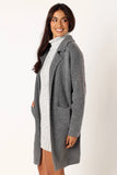 Skylar Open Front Coatigan Grey