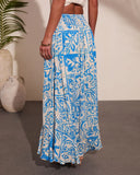 Glow Dream Abstract Print Maxi Skirt