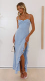 Kiyah Midi Dress Blue