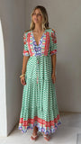 Tessa Maxi Dress Ziggy Print
