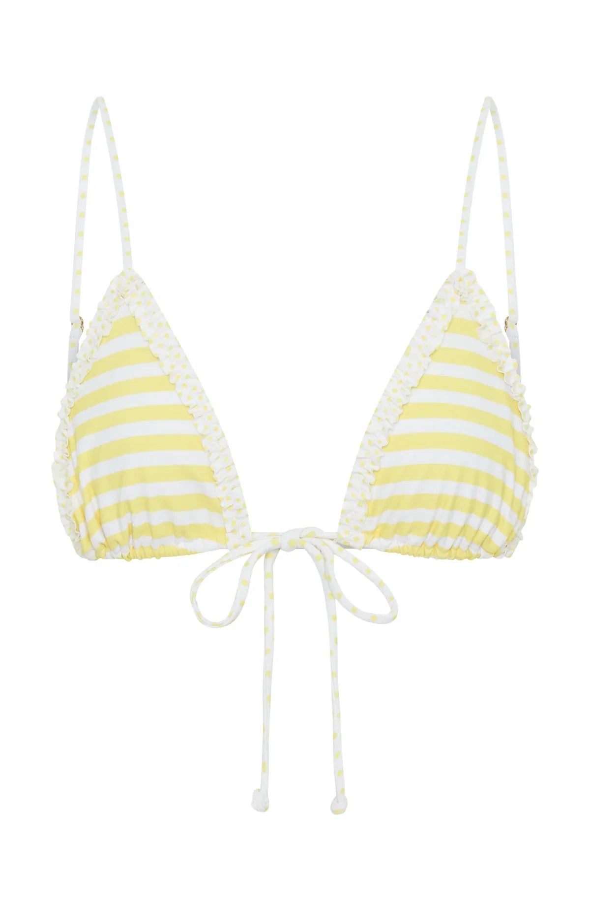 Noosa Bikini Top Lemoncello Stripe