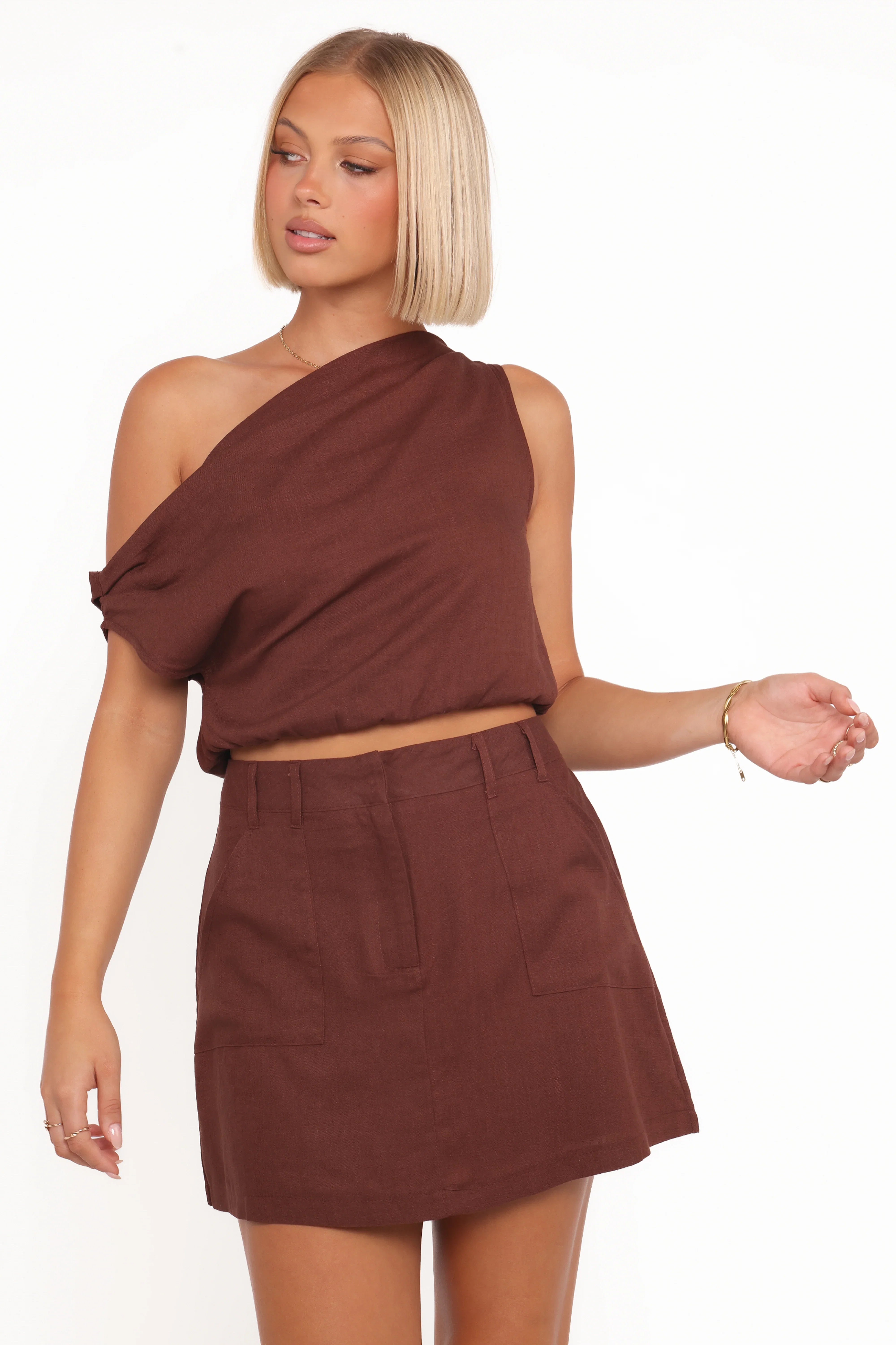 Shaw Mini Skort Chocolate Brown