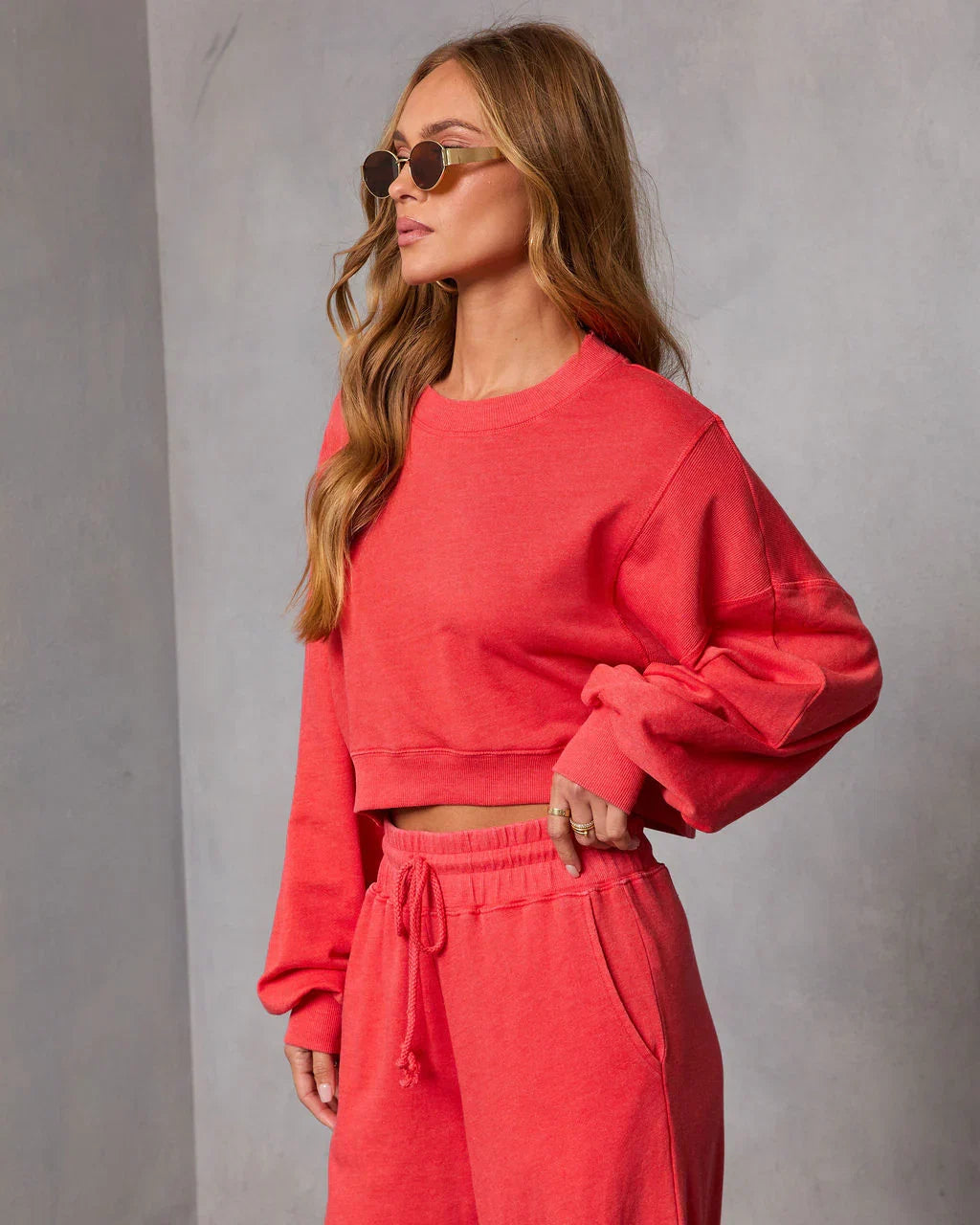 Off Hours Fleece Baggy Sweatshirt
