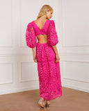 Vivianna Eyelet Maxi Dress