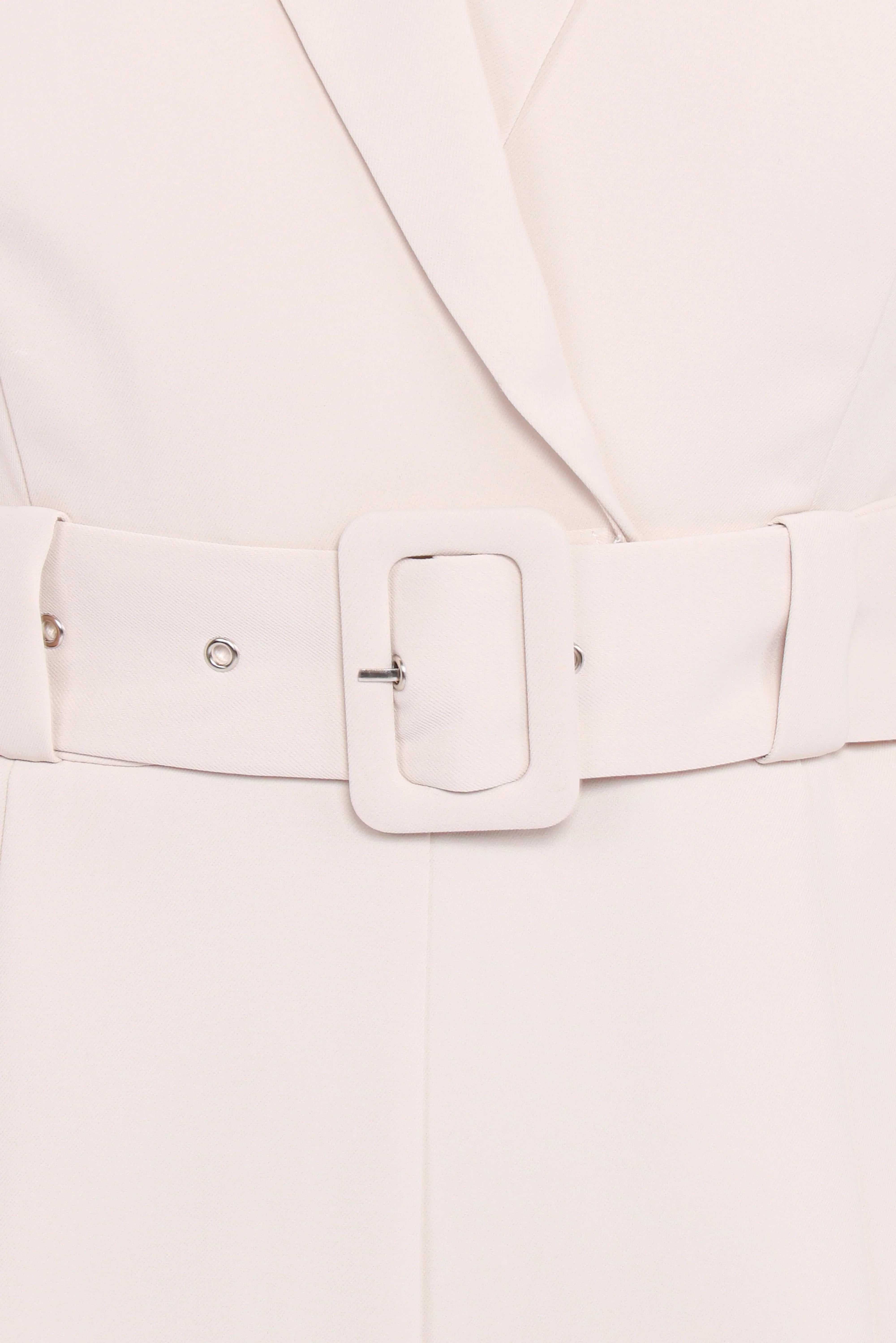 Sienna Belted Jumpsuit Beige