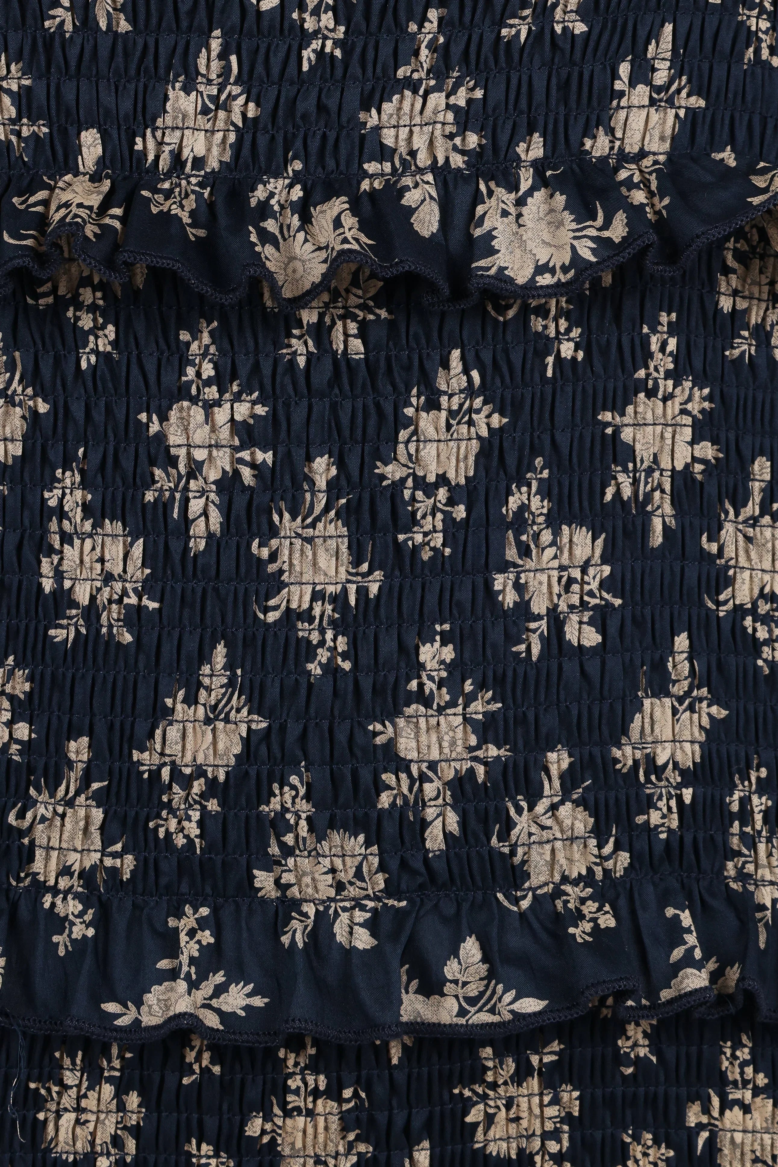 Jazy Midi Dress Navy Floral