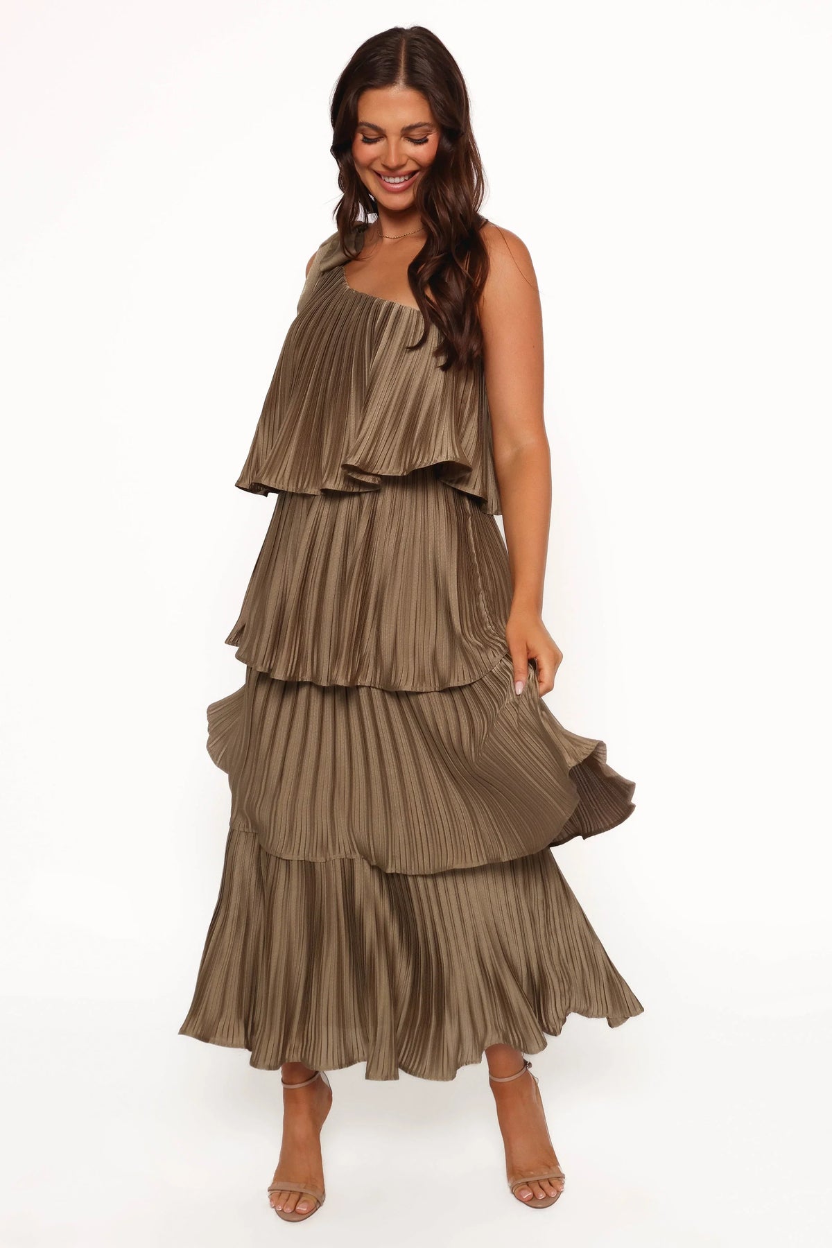 Miah Midi Dress Olive