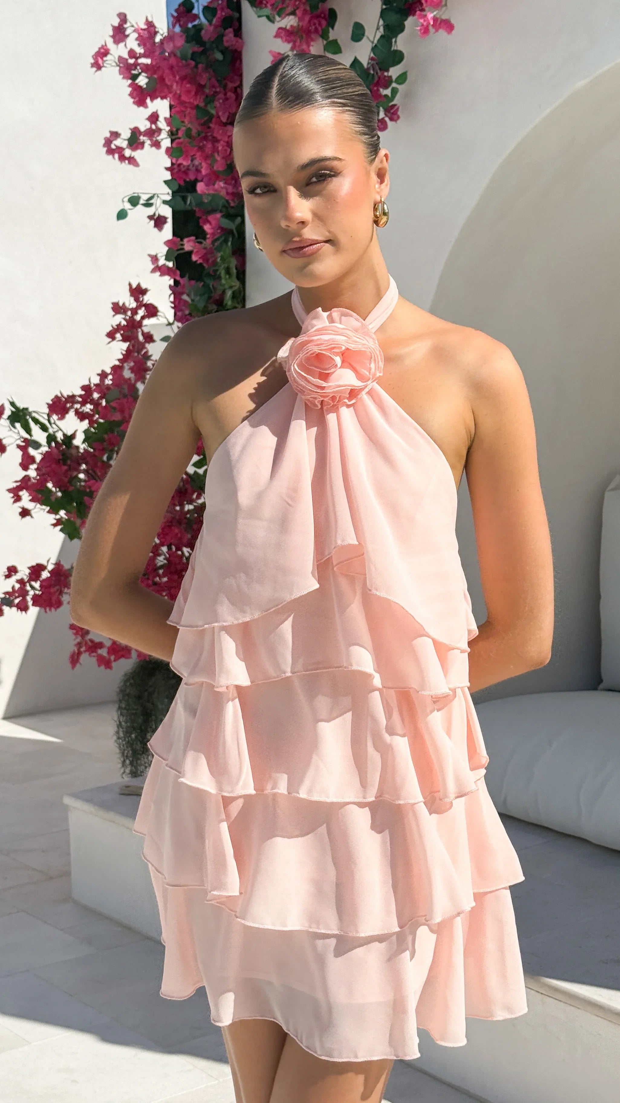 Gabby Mini Dress Peach