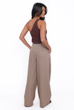 Kathryn Wide Leg Pant Beige