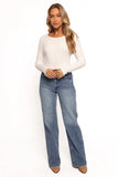 Kya Knit Top White