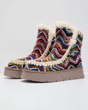 Joppie Faux Suede Fur Lined Booties