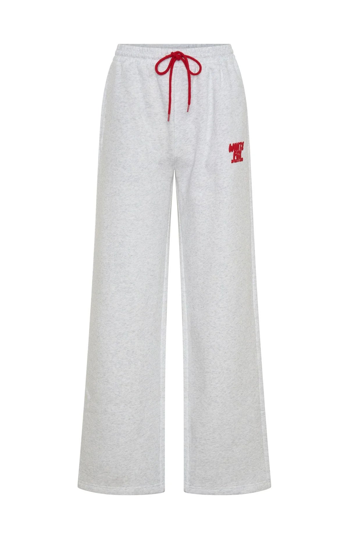 Club 14 Allie Wide Leg Sweatpants Grey Marle