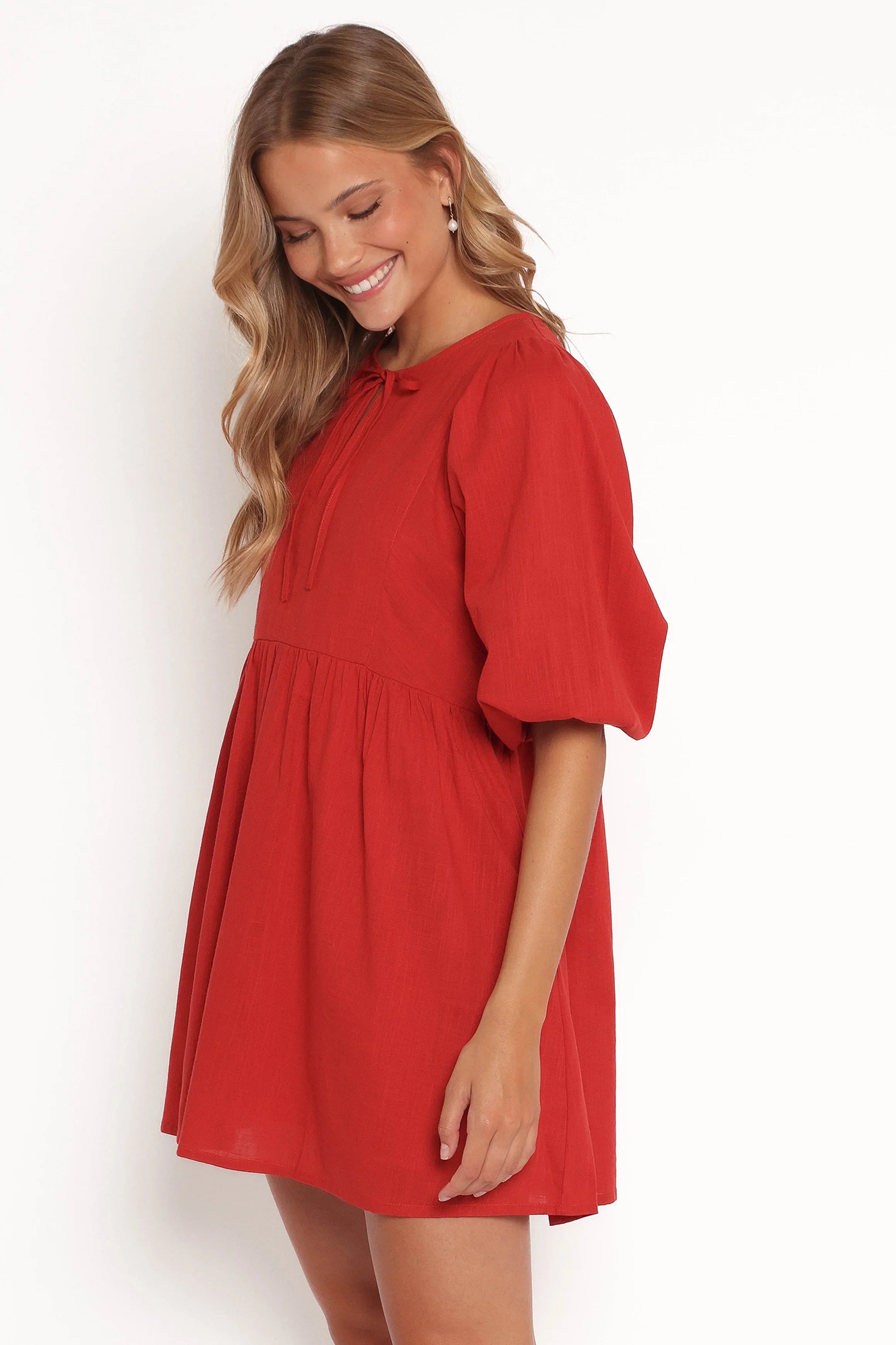 Cinzia Mini Dress Red