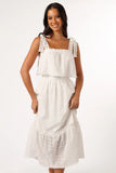 Esther Midi Dress White