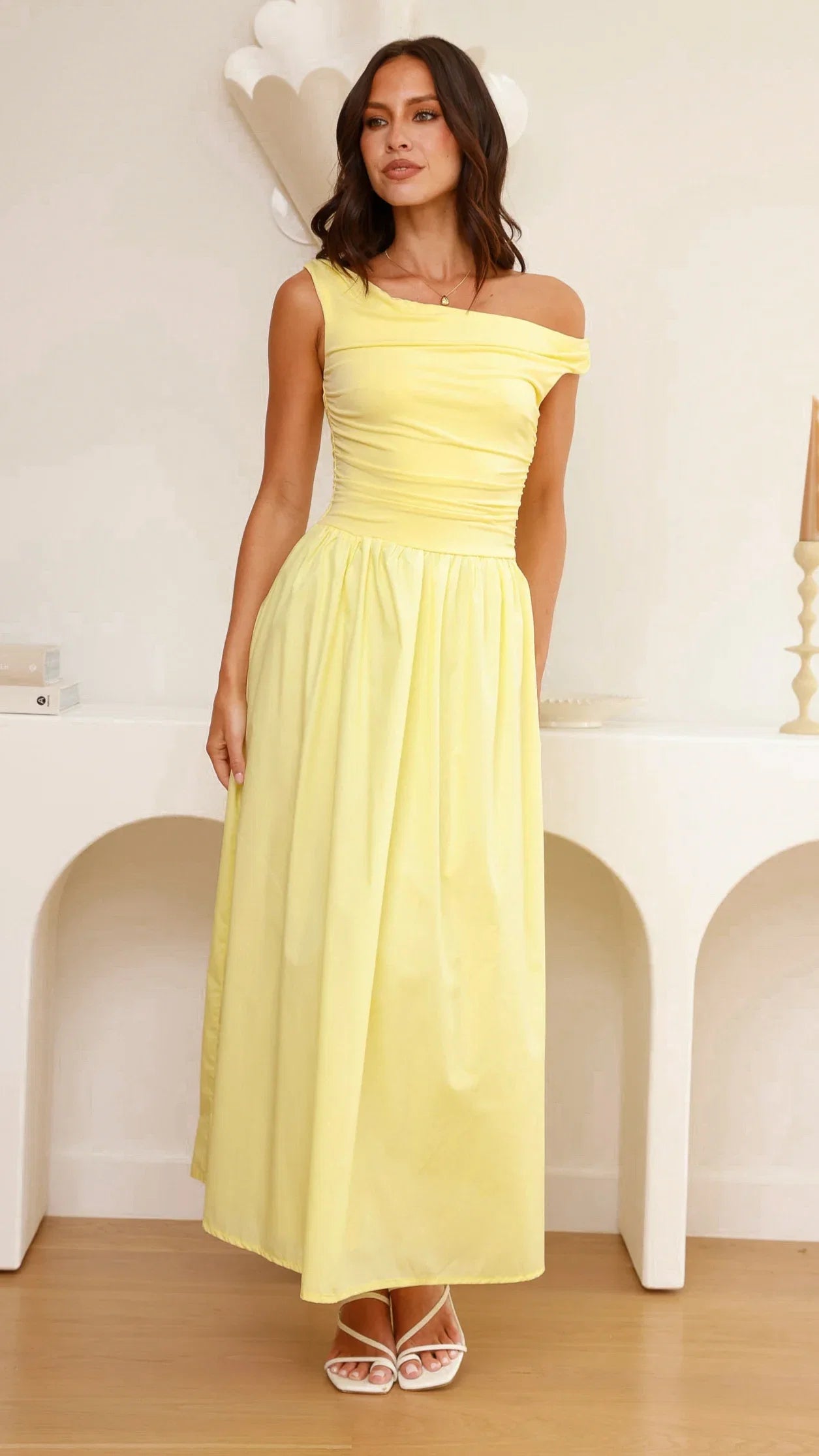 Immy Midi Dress Yellow