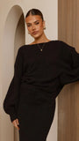 Cohen Knit Jumper Black