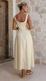 Lucy Drop Waist Maxi Dress Butter