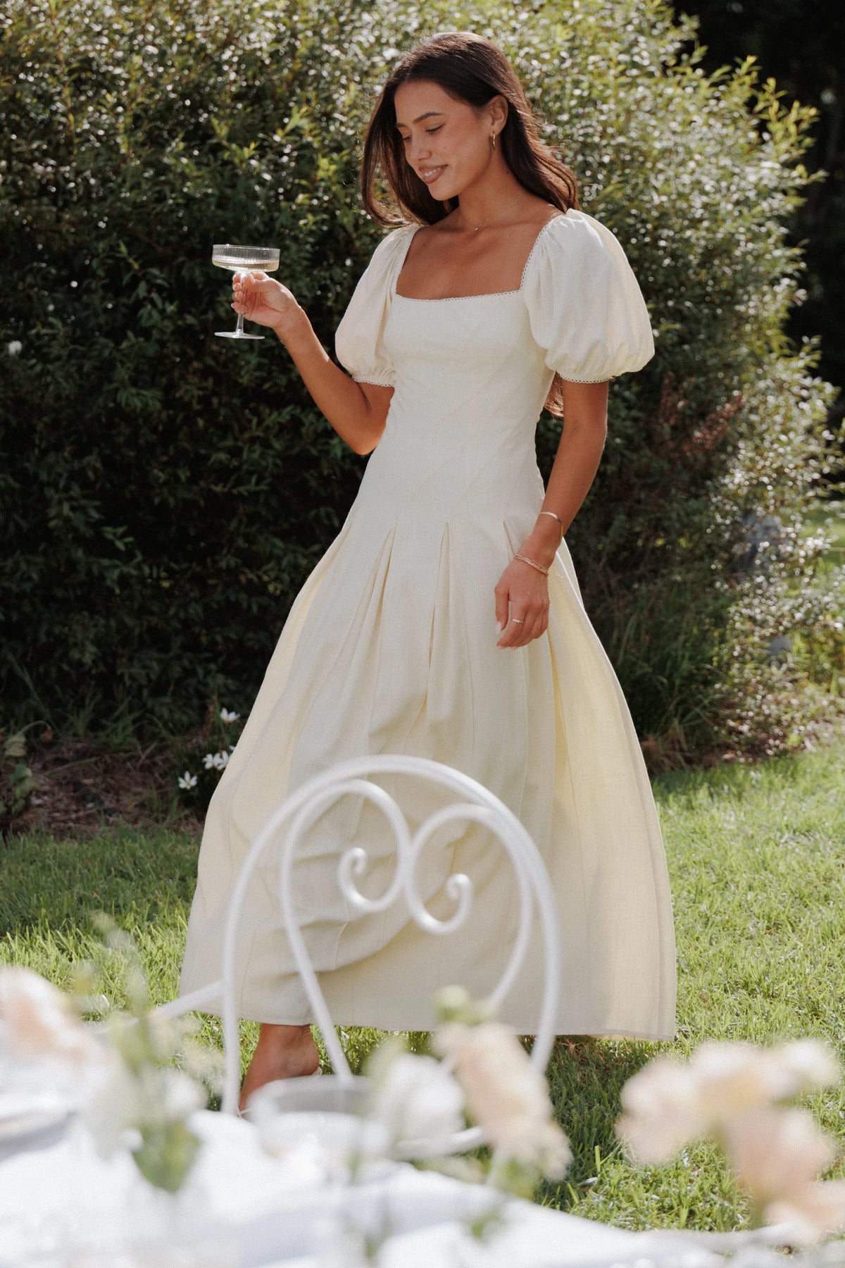 Kinlee Maxi Dress Butter Yellow