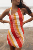 Silanzo Mini Dress Pink Stripe