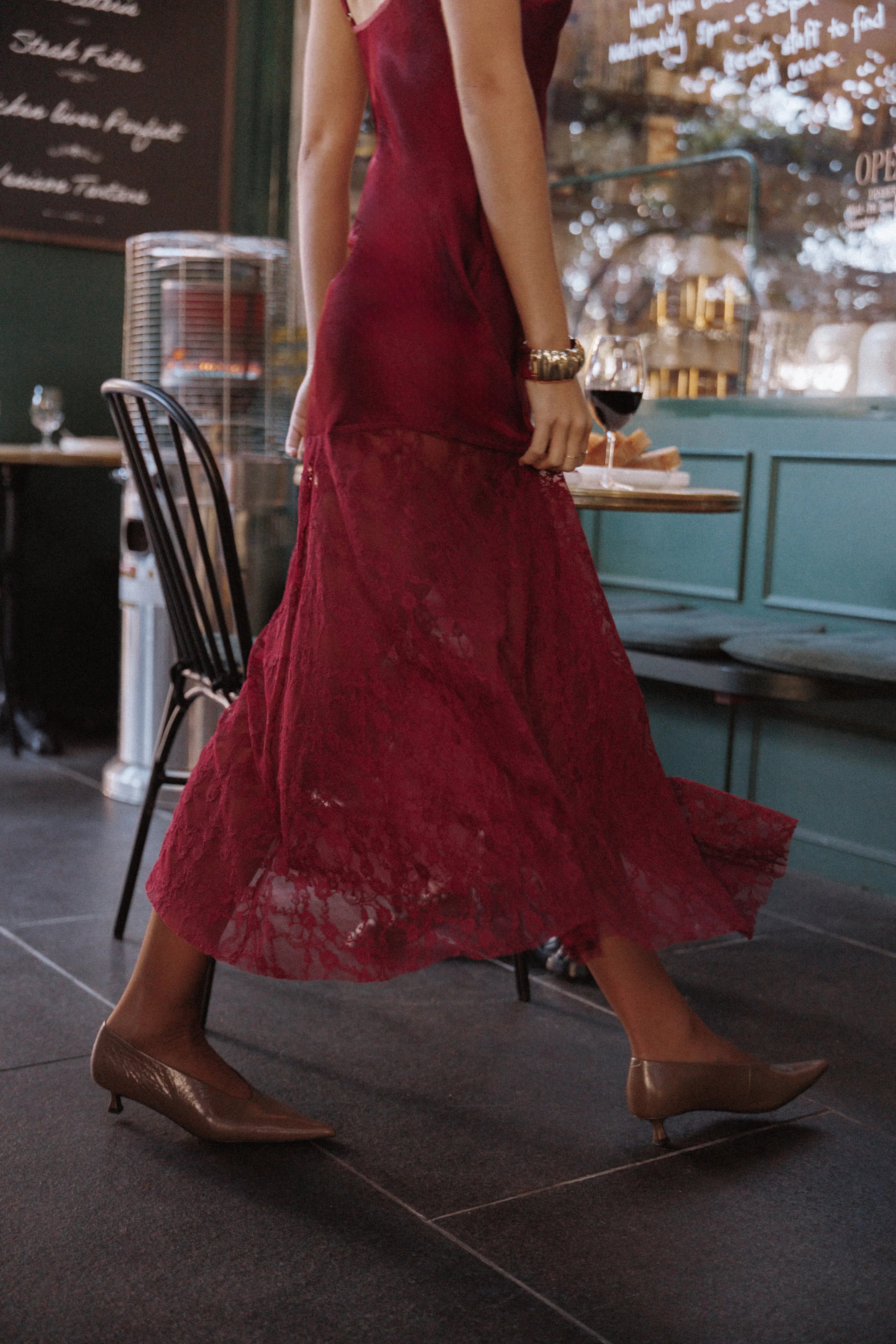 Elowyn Maxi Dress Cherry