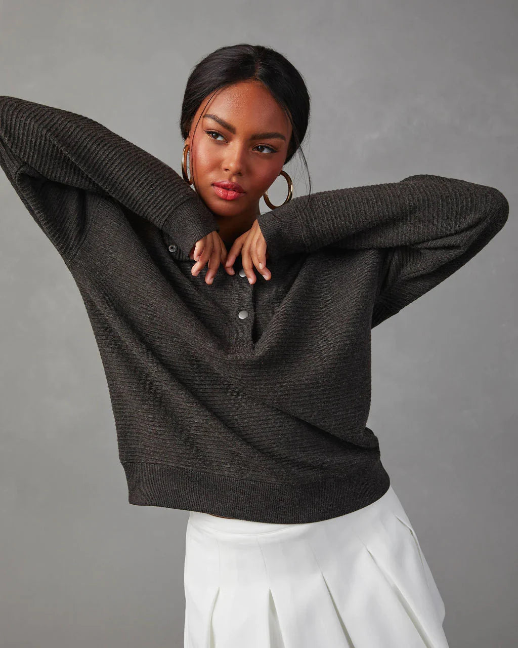 Kinsleigh Collared Pullover Sweater