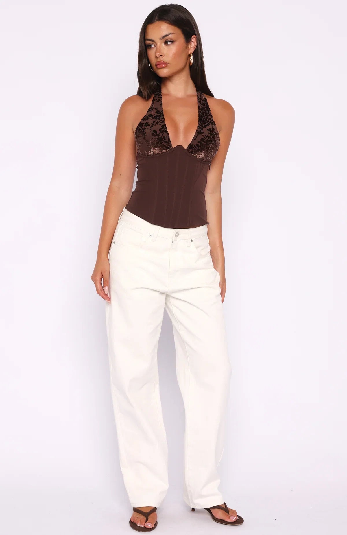 Backstage Beauty Bustier Chocolate