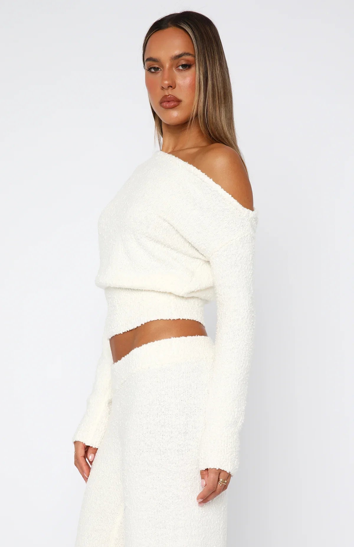 Please Be Mine Knit Sweater Off White