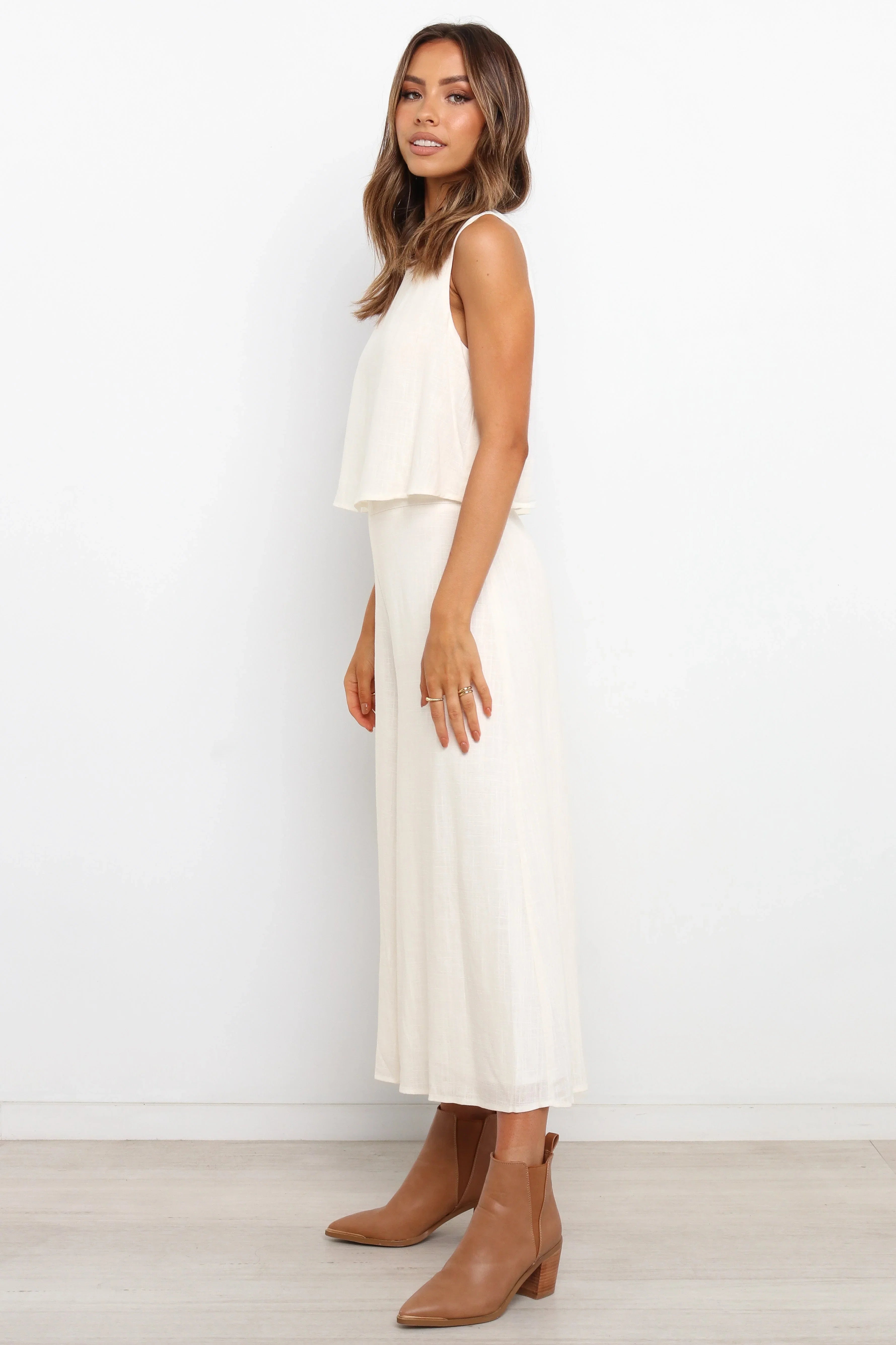 Femme Jumpsuit White