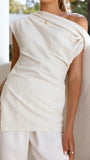 Freya Off The Shoulder Top Beige