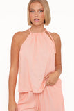 Wren Halter Tie Top Pink