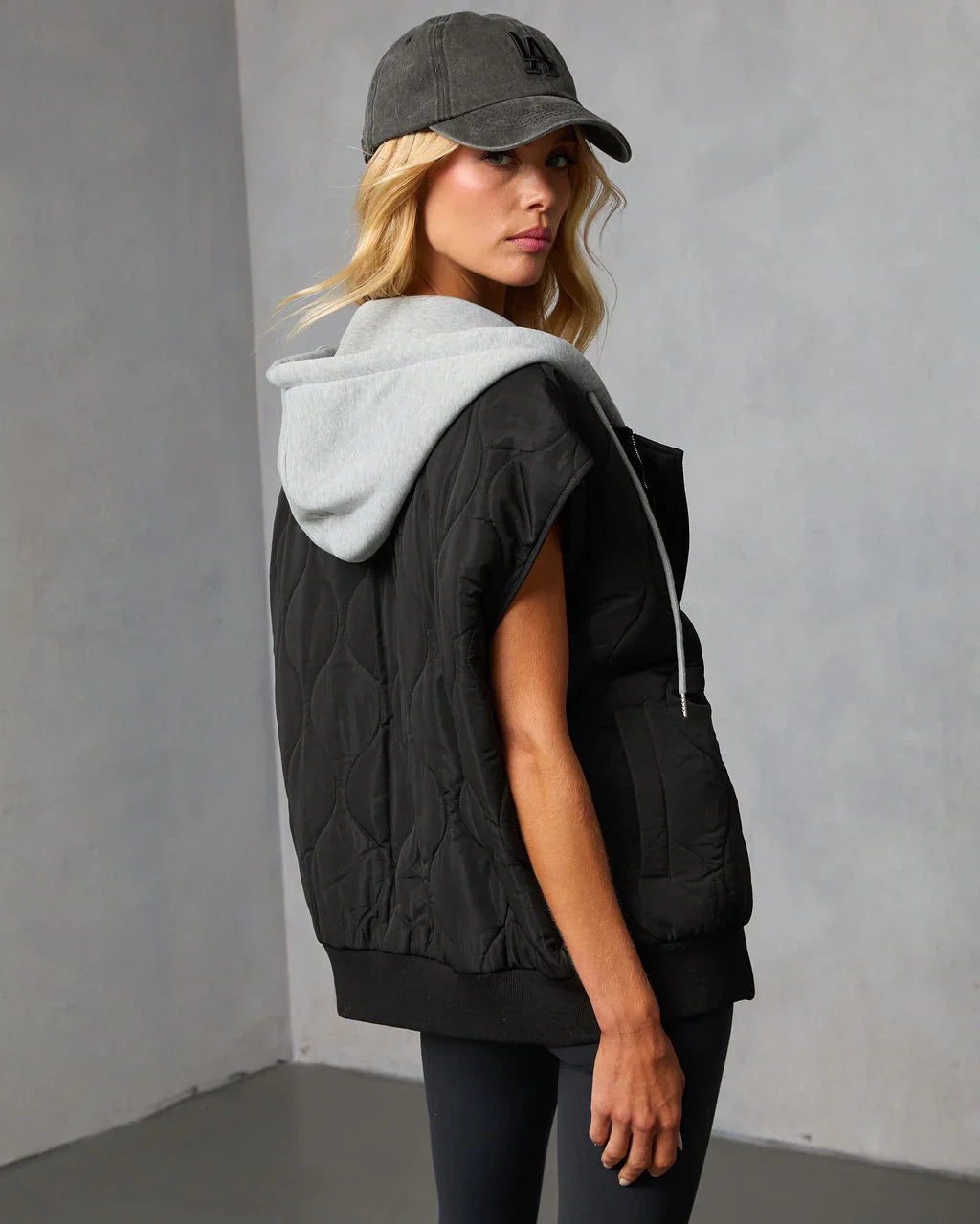 Fall And Forever Hooded Puffer Vest