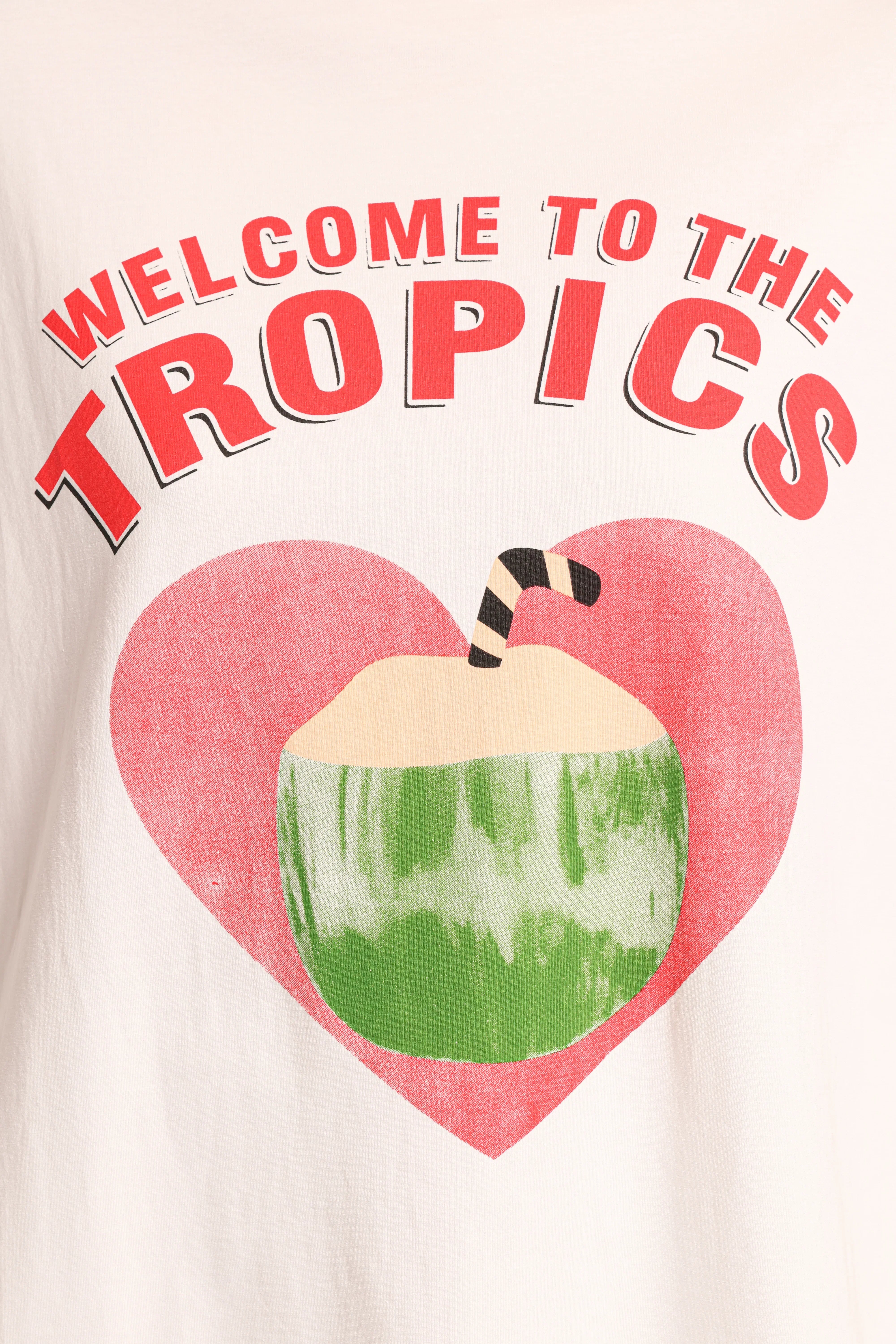The Tropics Graphic Tee White