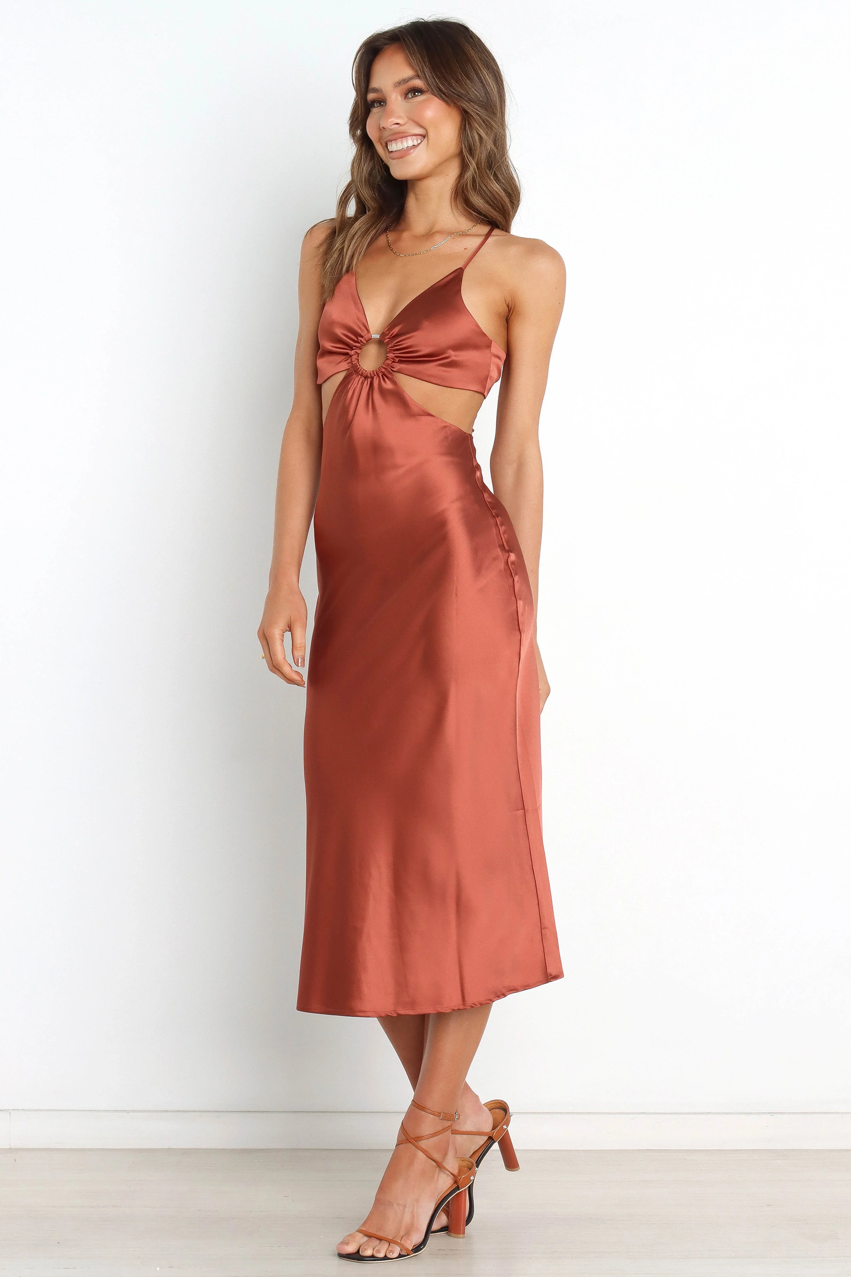 Nairo Dress Rust