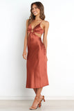 Nairo Dress Rust
