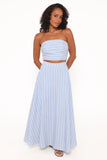Serafina Two Piece Set Blue Stripe