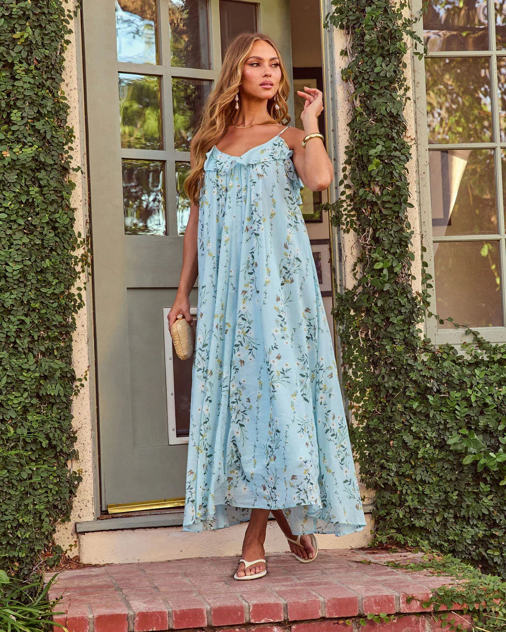 Petaline Poise Floral Maxi Dress