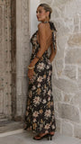 Dascha Maxi Dress Black Floral