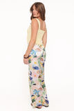 Alba Wide Leg Pant Cream Resort Isle
