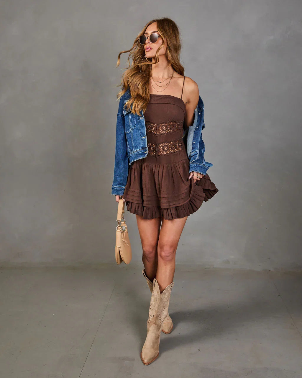 Blue Skies Two Tone Denim Jacket