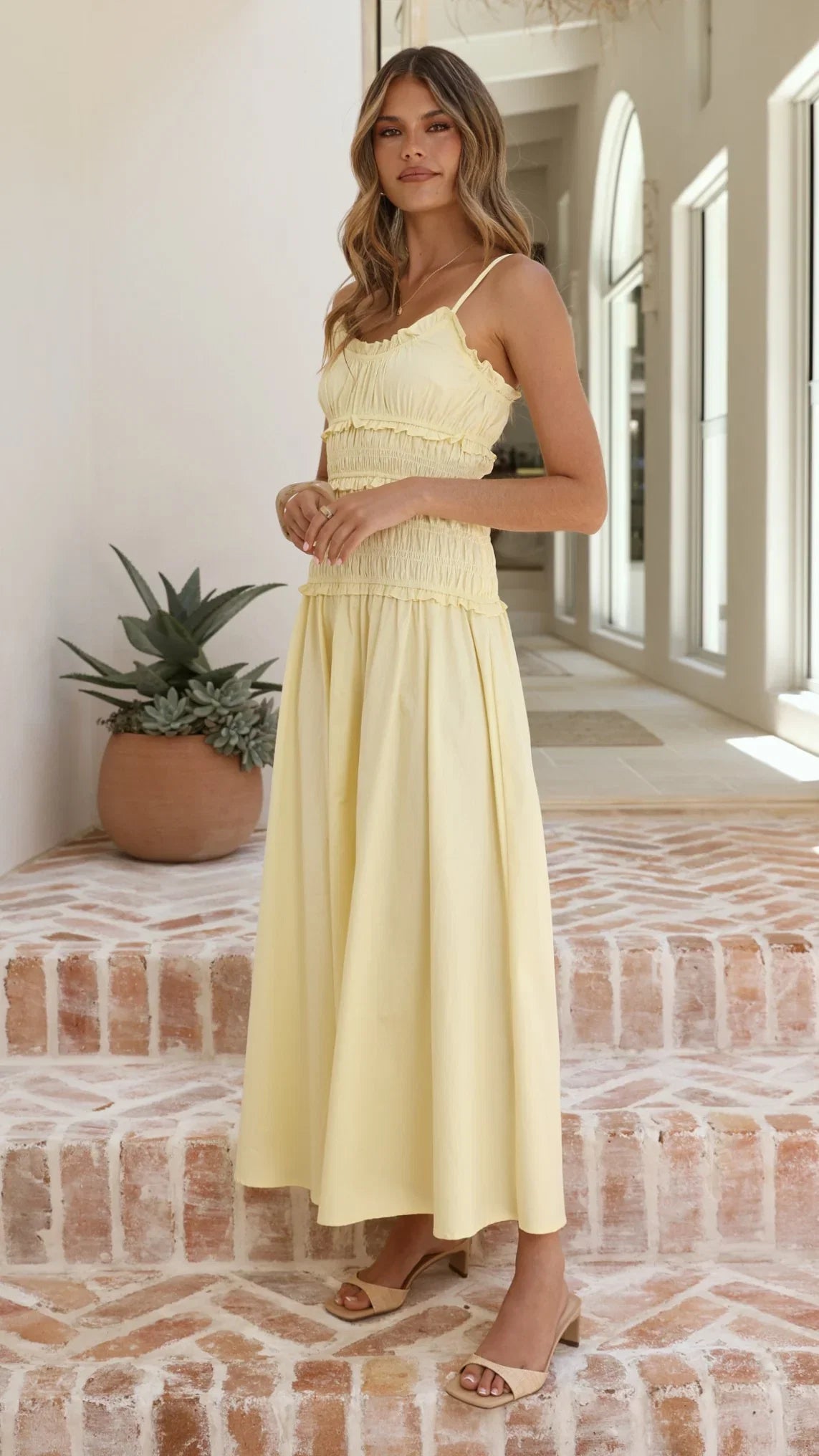 Vida Maxi Dress Yellow