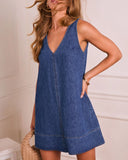 Sinai Shift Denim Mini Dress