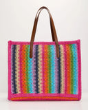 Marbelle Striped Tote Bag