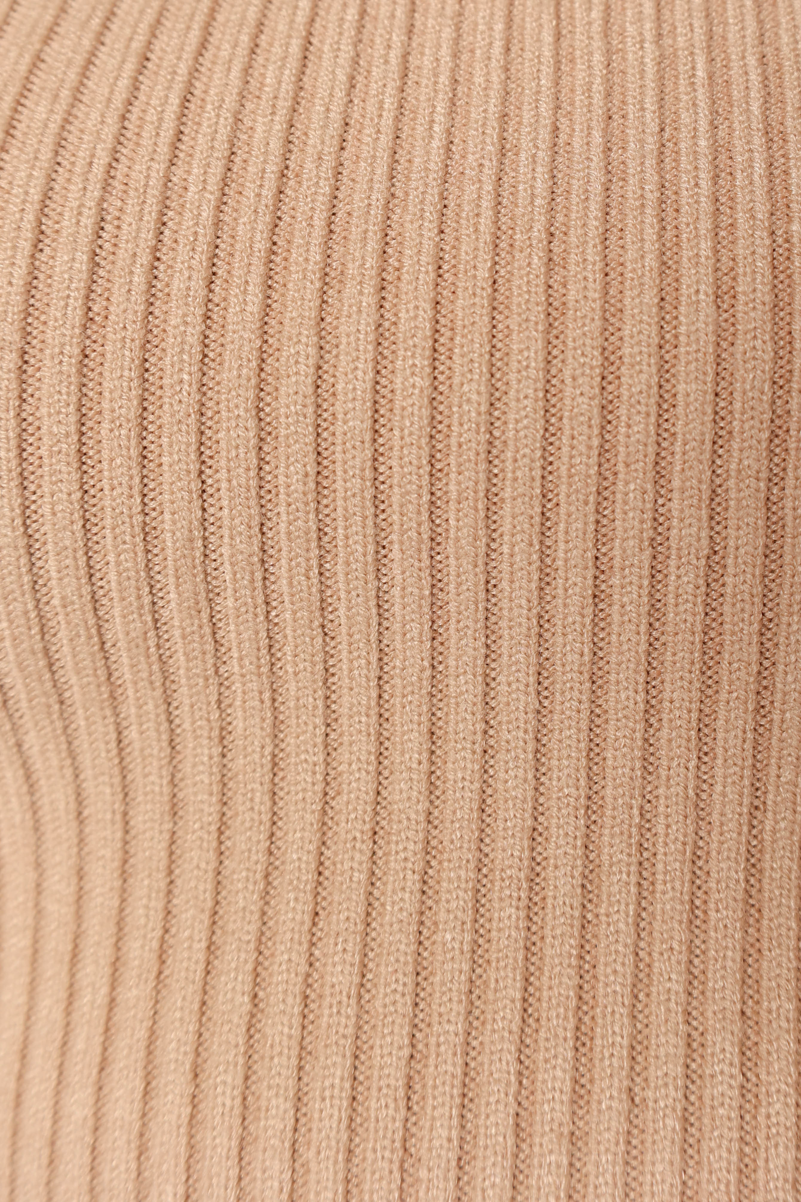 Wells Long Sleeve Knit Top Taupe