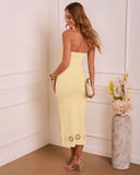 Daisy Mood Floral Cut Out Midi Dress